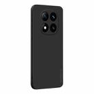 For Xiaomi Redmi Note 14 Pro+ 5G PINWUYO Sense Series Liquid Silicone TPU Phone Case(Black) - 1
