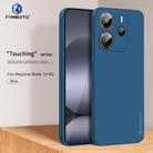 For Redmi Note 14 4G 163.25mm PINWUYO Sense Series Liquid Silicone TPU Phone Case(Blue) - 2