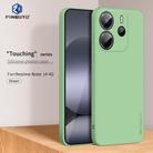 For Redmi Note 14 4G 163.25mm PINWUYO Sense Series Liquid Silicone TPU Phone Case(Green) - 2