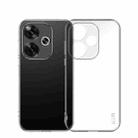 ForXiaomi Redmi Turbo 3 MOFI Ming Series Ultra-thin TPU Phone Case(Transparent) - 1