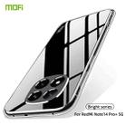 For Xiaomi Redmi Note 14 Pro+ 5G MOFI Ming Series Ultra-thin TPU Phone Case(Transparent) - 2