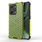 For OnePlus Nord 3 Shockproof Honeycomb Phone Case(Green) - 1