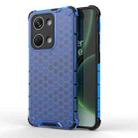 For OnePlus Nord 3 Shockproof Honeycomb Phone Case(Blue) - 1