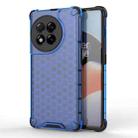 For OnePlus 11R 5G Shockproof Honeycomb Phone Case(Blue) - 1