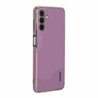 For Samsung Galaxy A14 5G ENKAY Hat-Prince Precise Hole Electroplated TPU Shockproof Phone Case(Purple) - 1