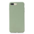 Frosted Solid Color TPU Protective Case for iPhone 8 Plus / 7 Plus(Pea Green) - 1