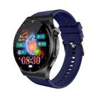 ET340 1.46 inch Color Screen Smart Silicone Strap Watch,Support Blood Oxygen / Blood Glucose / Uric Acid Measurement / Blood Lipid Monitoring(Blue) - 1