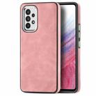 For Samsung Galaxy A53 5G Skin-Feel Electroplating TPU Shockproof Phone Case(Pink) - 1