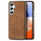 For Samsung Galaxy A14 5G Skin-Feel Electroplating TPU Shockproof Phone Case(Browm) - 1