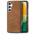 For Samsung Galaxy A04 Skin-Feel Electroplating TPU Shockproof Phone Case(Browm) - 1