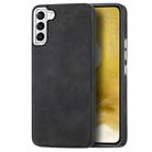 For  Samsung Galaxy A03 164mm Skin-Feel Electroplating TPU Shockproof Phone Case(Black) - 1