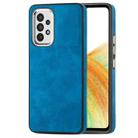 For Samsung Galaxy A33 5G Skin-Feel Electroplating TPU Shockproof Phone Case(Blue) - 1