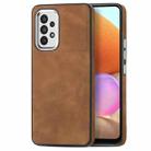 For Samsung Galaxy A32 4G Skin-Feel Electroplating TPU Shockproof Phone Case(Browm) - 1