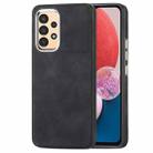 For Samsung Galaxy A13 4G Skin-Feel Electroplating TPU Shockproof Phone Case(Black) - 1