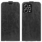 For Xiaomi Redmi 12 R64 Texture Vertical Flip Leather Phone Case(Black) - 1