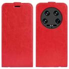 For Xiaomi 14 Ultra R64 Texture Vertical Flip Leather Phone Case(Red) - 1