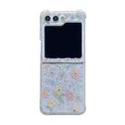 For Samsung Galaxy Z Flip5 Fresh Small Floral Epoxy TPU Phone Case(Hand-painted Flowers 2) - 1