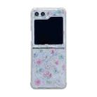 For Samsung Galaxy Z Flip4 Fresh Small Floral Epoxy TPU Phone Case(Butterflies Love Flowers 6) - 1