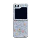 For Samsung Galaxy Z Flip4 Fresh Small Floral Epoxy TPU Phone Case(Hand-painted Flowers 2) - 1