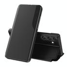 For Samsung Galaxy A05s Attraction Flip Holder Leather Phone Case(Black) - 1