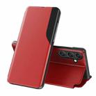 For Samsung Galaxy A36 Attraction Flip Holder Leather Phone Case(Red) - 1