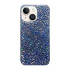 For iPhone 15 Plus Glitter Sequins Epoxy TPU Phone Case(Blue) - 1