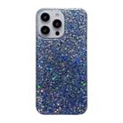 For iPhone 15 Pro Glitter Sequins Epoxy TPU Phone Case(Blue) - 1