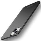 For iPhone 15 PINWUYO Micro-Frosted PC Ultra-thin Hard Phone Case with Magsafe Magnetic Ring(Black) - 1