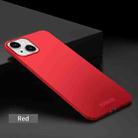 For iPhone 15 PINWUYO Micro-Frosted PC Ultra-thin Hard Phone Case with Magsafe Magnetic Ring(Red) - 2