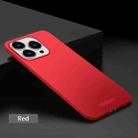 For iPhone 15 Pro PINWUYO Micro-Frosted PC Ultra-thin Hard Phone Case with Magsafe Magnetic Ring(Red) - 2