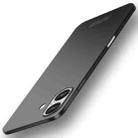 For iPhone 16 Plus PINWUYO Micro-Frosted PC Ultra-thin Hard Phone Case with Magsafe Magnetic Ring(Black) - 1