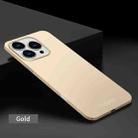 For iPhone 16 Pro Max PINWUYO Micro-Frosted PC Ultra-thin Hard Phone Case with Magsafe Magnetic Ring(Gold) - 2