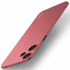 For Xiaomi Redmi Note 12 Turbo /Poco F5 5G MOFI Fandun Series Frosted PC Ultra-thin All-inclusive Phone Case(Red) - 1