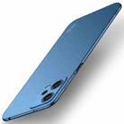 For Xiaomi Redmi Note 12 Global /Poco X5 5G MOFI Fandun Series Frosted PC Ultra-thin All-inclusive Phone Case(Blue) - 1