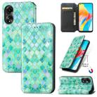 For OPPO A78 4G CaseNeo Colorful Magnetic Leather Phone Case(Emeralds) - 1