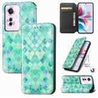 For OPPO Reno11 F 5G CaseNeo Colorful Magnetic Leather Phone Case(Emeralds) - 1