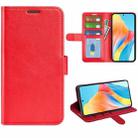 For OPPO A1 5G / A98 R64 Texture Horizontal Flip Leather Phone Case(Red) - 1