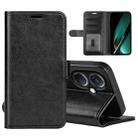 For OPPO K11 5G R64 Texture Horizontal Flip Leather Phone Case(Black) - 1