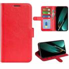 For OPPO K11 5G R64 Texture Horizontal Flip Leather Phone Case(Red) - 1