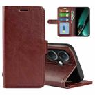 For OPPO K11 5G R64 Texture Horizontal Flip Leather Phone Case(Brown) - 1