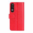 For OPPO K12 R64 Texture Horizontal Flip Leather Phone Case(Red) - 3