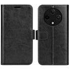 For OPPO A3 Pro 5G R64 Texture Horizontal Flip Leather Phone Case(Black) - 1