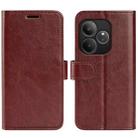 For OPPO A3 Pro Global R64 Texture Horizontal Flip Leather Phone Case(Brown) - 1