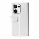 For OPPO Reno13 Pro 5G R64 Texture Horizontal Flip Leather Phone Case(White) - 3