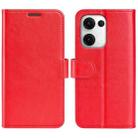 For OPPO Reno13 Pro 5G R64 Texture Horizontal Flip Leather Phone Case(Red) - 1