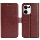 For OPPO Reno13 Pro 5G R64 Texture Horizontal Flip Leather Phone Case(Brown) - 1