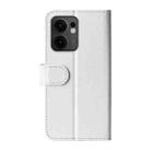 For OPPO Reno13 F R64 Texture Horizontal Flip Leather Phone Case(White) - 3