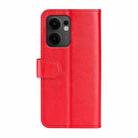 For OPPO Reno13 F R64 Texture Horizontal Flip Leather Phone Case(Red) - 3
