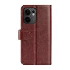 For OPPO Reno13 F R64 Texture Horizontal Flip Leather Phone Case(Brown) - 3