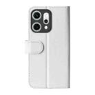 For OPPO Reno14 Pro 5G Global R64 Texture Horizontal Flip Leather Phone Case(White) - 3